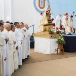 Comunidad regional dio masiva despedida a monseñor Pablo Lizama