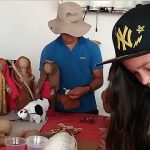 Hijos de funcionarios confeccionaron pesebre de Navidad con materiales reciclados