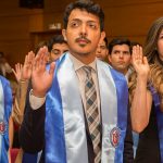 Emotiva licenciatura de la Facultad de Ciencias Jurídicas en la Casa CentralEmotiva licenciatura de la Facultad de Ciencias Jurídicas en la Casa Central