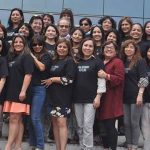 Delegación de exestudiantes visitó la UCN y el Hogar Universitario de Damas