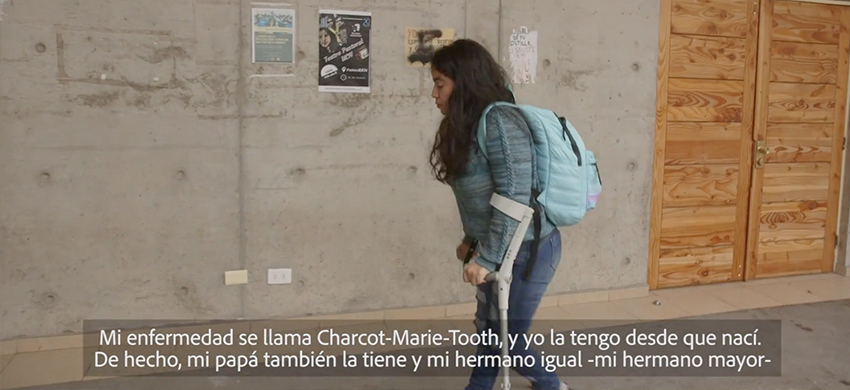 Estudiante con discapacidad comparte su experiencia en la UCN