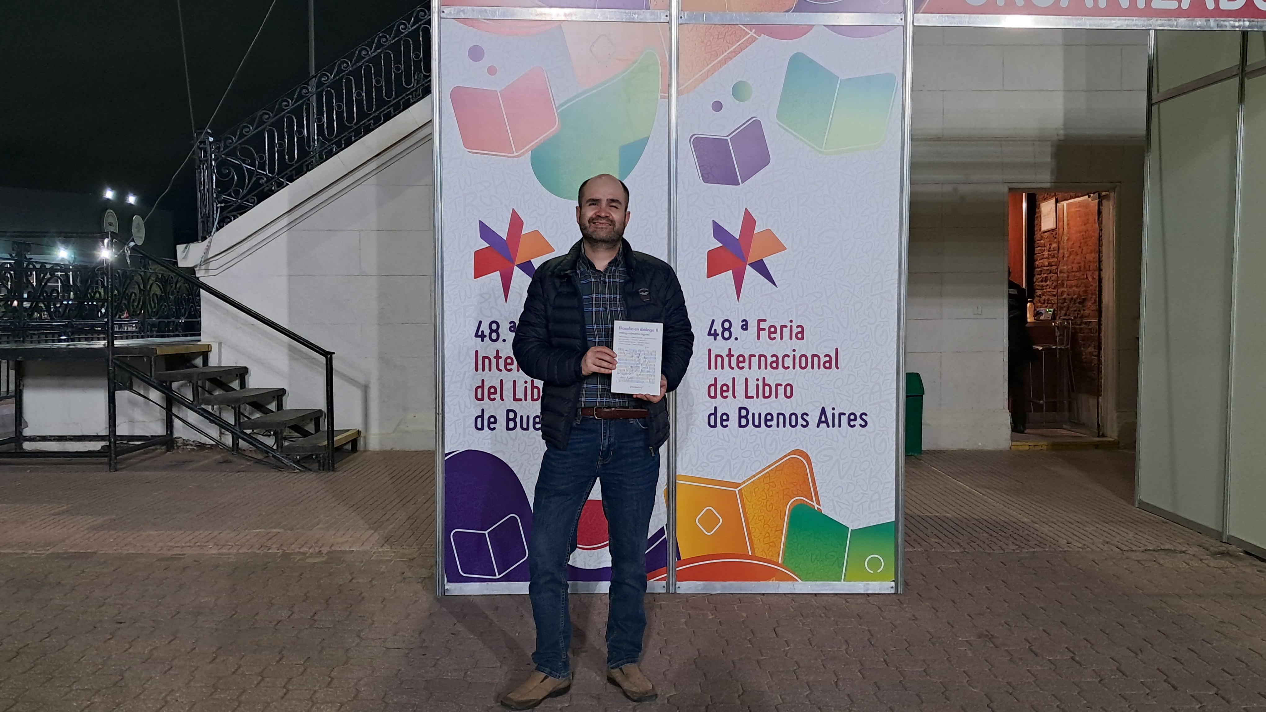 Académico de la UCN presentó libro en “Feria Internacional del Libro en Buenos Aires”