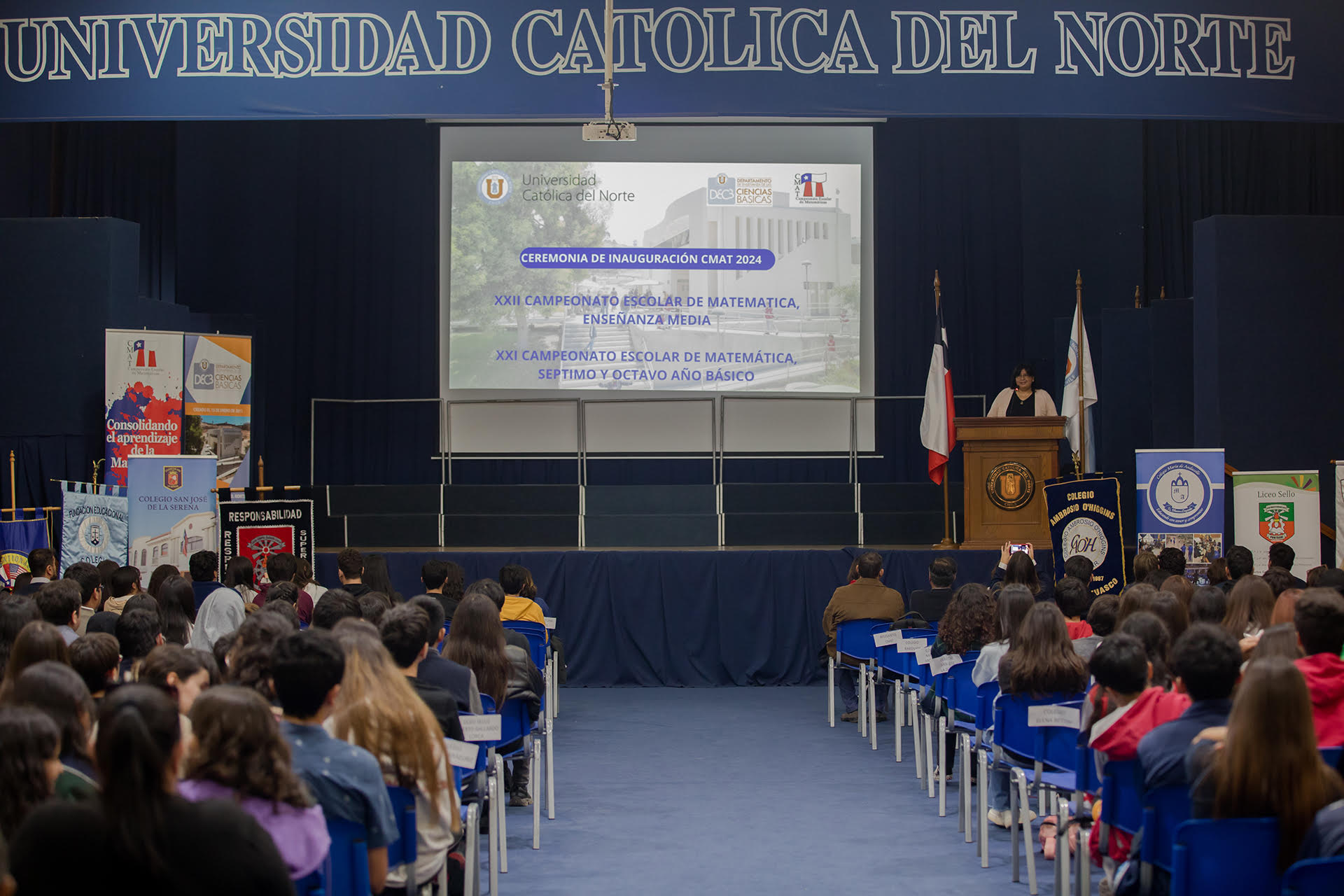 Más de 250 estudiantes de 10 colegios participan en Campeonatos Escolares de Matemáticas organizados por la UCN