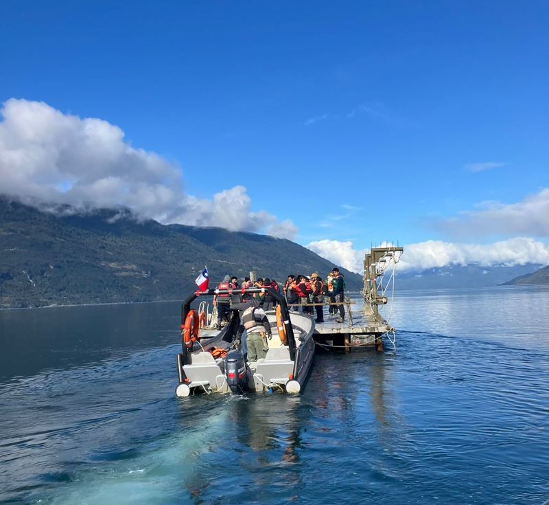 Pescadores artesanales de Los Ríos se capacitan en acuicultura de pequeña escala junto a sus pares de Cochamó y Ancud